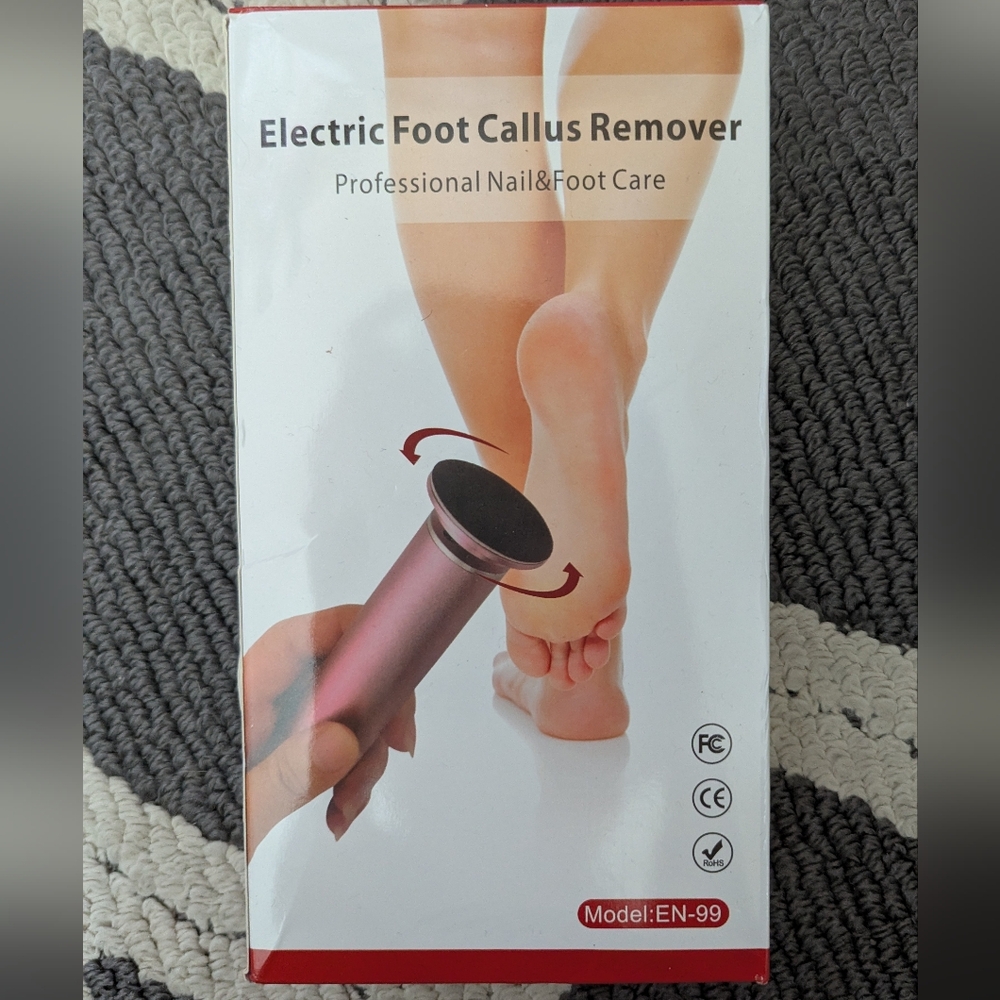 Brand New Electric Foot Callus Remover - Pink